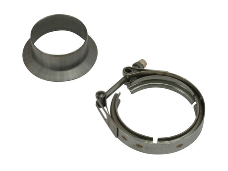 Stainless Marmon flange to V Band adaptor kit For BorgWarner S200 AND S300 TURBOS - Boost Factory