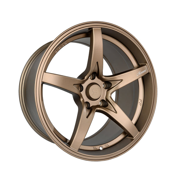 Stage Wheels Monroe 18x10 +15mm 5x114.3 CB: 73.1 Color: Matte Bronze - Boost Factory