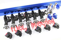 Performance Fuel Injection RB26DETT 1000cc Injector Kit Incl. Rail, pigtails - Boost Factory