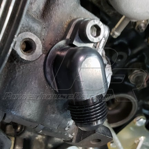 Power House Racing PHR Billet 1JZ 2JZ Power Steering Pump Suction Port Fitting - Boost Factory