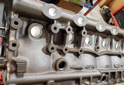 Genuine Nissan RB Engine Block Frost Plug Set - Boost Factory