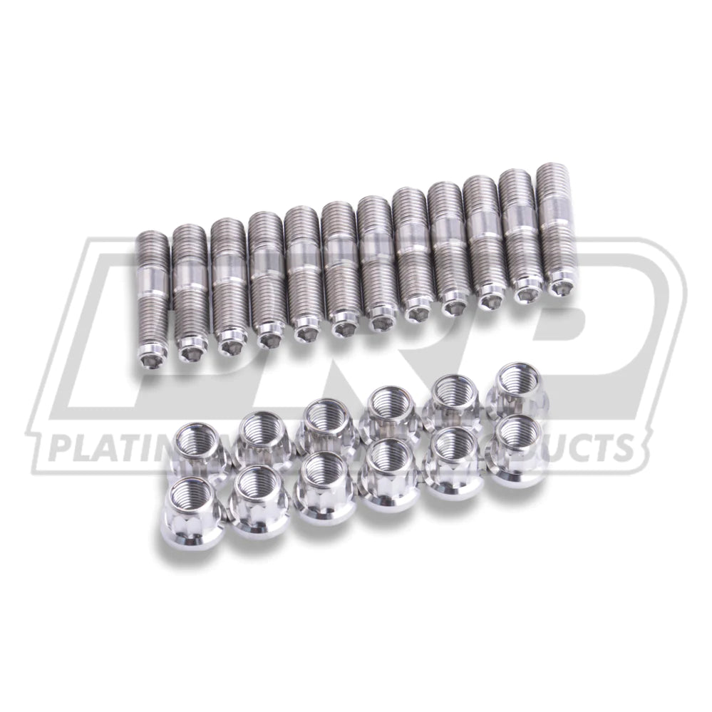 PLATINUM RACING PRODUCTS - PRO SERIES TITANIUM EXHAUST MANIFOLD STUD KIT - Nissan RB20/25/30