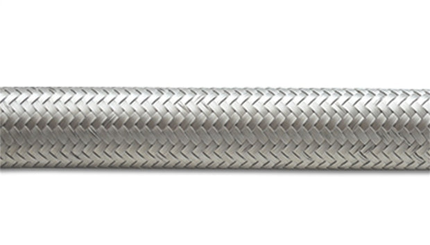Vibrant -10 AN SS Braided Flex Hose (5 foot roll) - Boost Factory