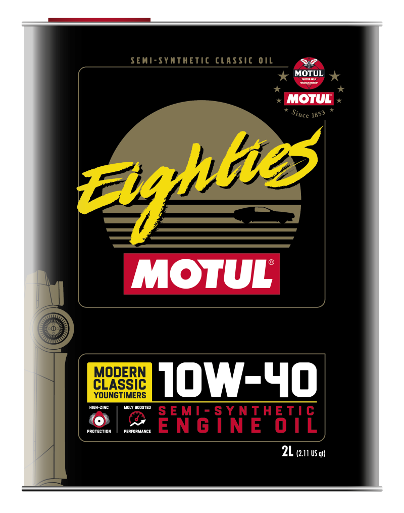Motul 10W40 Classic Eighties Oil - 2L