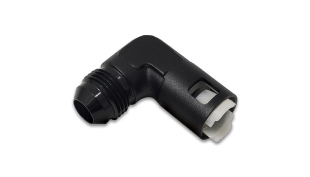 Vibrant 90 Degree Aluminum AN to Female Quick Connect -6AN -3/8 Hose Size - 16921