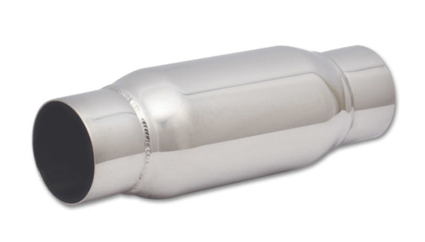 Vibrant SS Resonator (Standard Design) 3in inlet/outlet x 12in long - Boost Factory