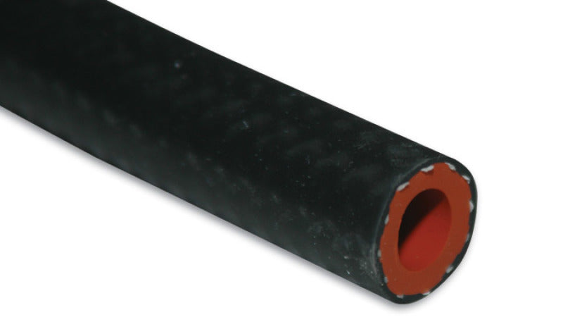 Vibrant 3/8in (10mm) I.D. x 5 ft. Silicon Heater Hose reinforced - Black - Boost Factory