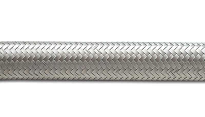 Vibrant SS Braided Flex Hose -6 AN 0.34in ID (50 foot roll) - Boost Factory