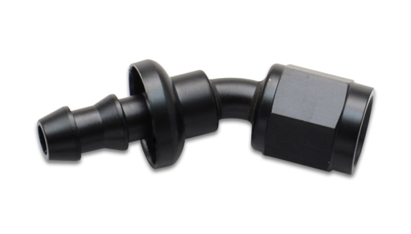 Vibrant Push-On 30 Degree Hose End Elbow FittingSize -8AN - 22308
