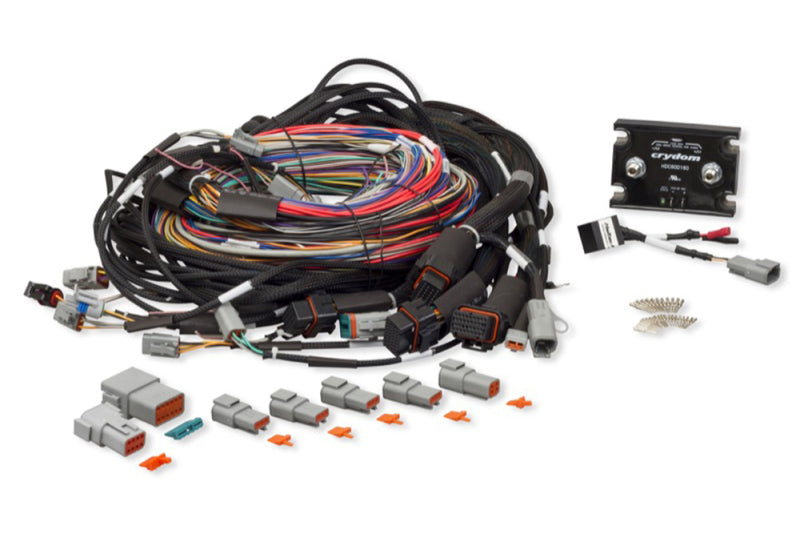 Haltech Elite 2500 & REM 16 Sequential Injector Integrated 8ft Universal Wire-In Harness