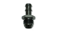 Vibrant Male -8AN to 3/8in Hose Barb Straight Aluminum Adapter Fitting