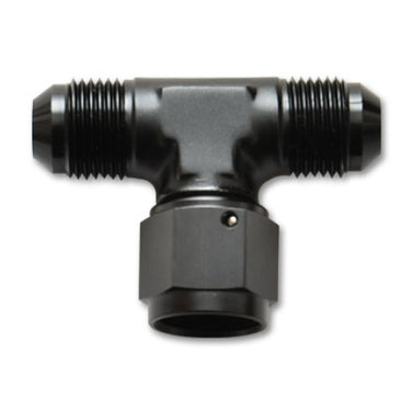 Vibrant -10AN Tee Fitting with Female -10AN Swivel On Side - 10794