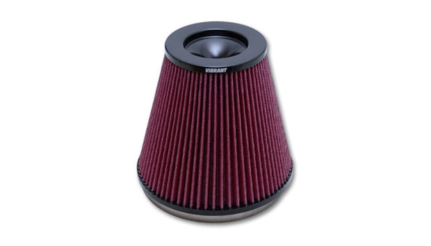 Vibrant The Classic Perf Air Filter 5in Cone OD x 7in Height x 7in Flange ID - Boost Factory