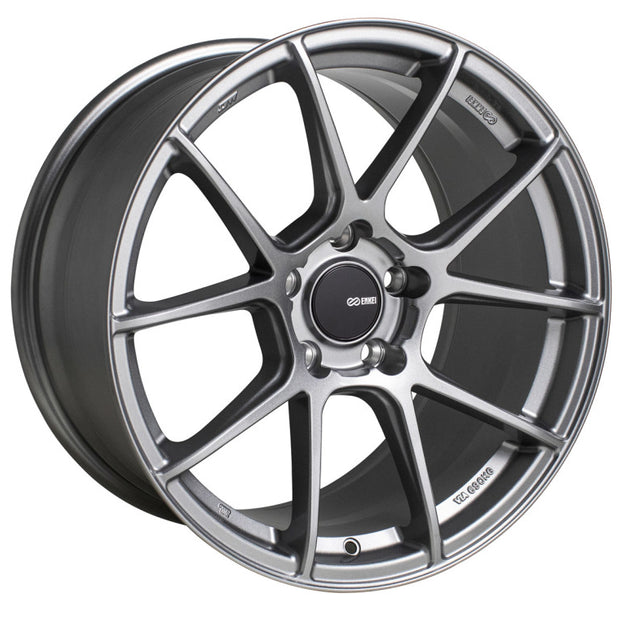 Enkei TS-V 18x8.5 5x114.3 38mm Offset 72.6mm Bore Storm Grey Wheel