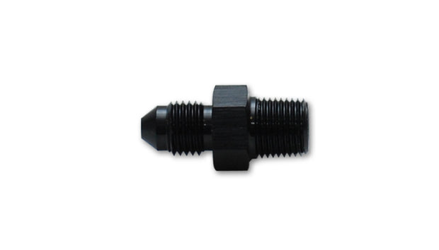 Vibrant -4 AN to 1/16in NPT Straight Adapter Fittings - Aluminum - 10133