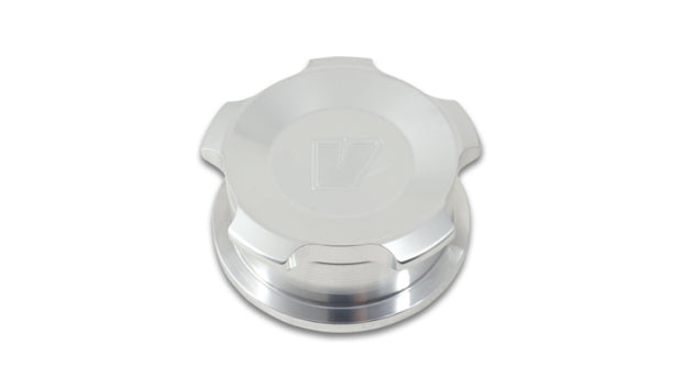 Vibrant 1.5in OD Aluminum Weld Bungs w/ Polished Aluminum Threaded Cap - Boost Factory