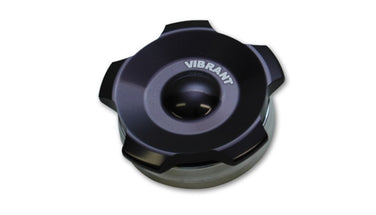 Vibrant 2in OD Aluminum Weld Bungs w/ Anodized Black Aluminum Threaded Cap (incl. O-Ring) - 11291