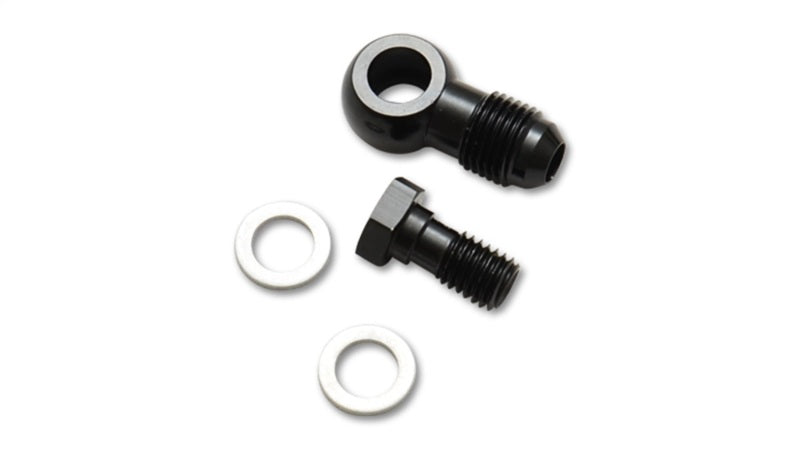 Vibrant -4AN Male Banjo Fitting 10mm x 1.5 Metric Aluminum + 2 Washers - 11513