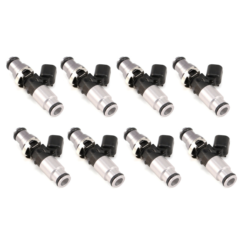 Injector Dynamics - 1050cc Injectors 60mm Length 14mm Grey Adaptor Top - Blue Bottom Adap (Set of 8) - Boost Factory