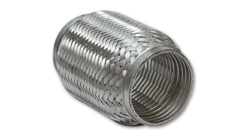 Vibrant SS Turbo FLEX Coupling with Interlock Liner 3in inlet/outlet x 8in long - Boost Factory