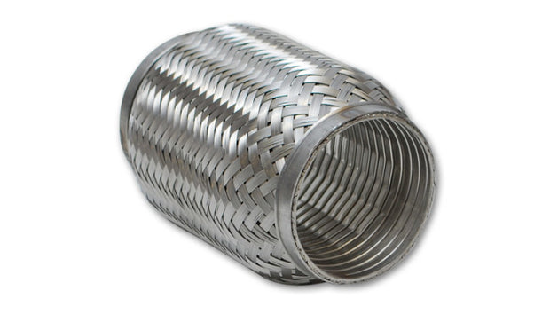 Vibrant SS Turbo FLEX Coupling with Interlock Liner 3in inlet/outlet x 8in long - Boost Factory