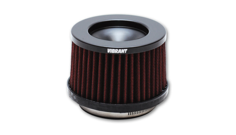 Vibrant The Classic Perf Air Filter 4.75in O.D. Cone x 3-5/8in Tall x 4in inlet I.D. Turbo Outlets - Boost Factory