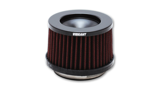 Vibrant The Classic Perf Air Filter 4.75in O.D. Cone x 3-5/8in Tall x 4in inlet I.D. Turbo Outlets - Boost Factory