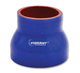 Vibrant 4 Ply Reducer Coupler 3in ID x 2.75in ID x 4.5in Long - Blue
