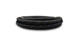 Vibrant -6 AN Two-Tone Black/Blue Nylon Braided Flex Hose (10 foot roll)