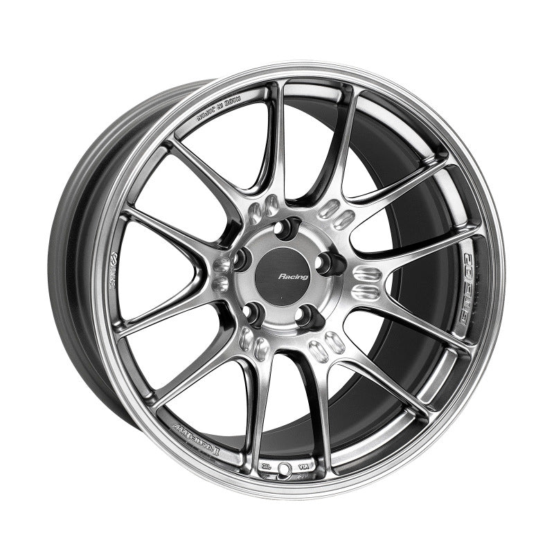 Enkei GTC02 18x10.5 5x114.3 15mm Offset 75mm Bore Hyper Silver Wheel - Boost Factory