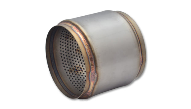 Vibrant SS Race Muffler 5in inlet/outlet x 5in long - Boost Factory