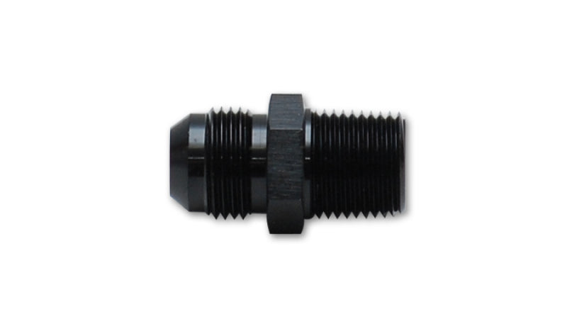 Vibrant -6AN to 1/2in NPT Straight Adapter Fitting - Aluminum - Boost Factory