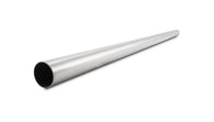 Vibrant 3in OD 304 Stainless Steel Brushed Straight Tubing