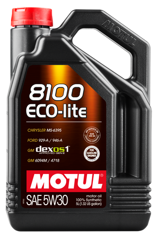 Motul 5L Synthetic Engine Oil 8100 5W30 ECO-LITE
