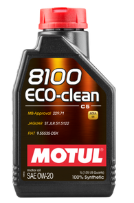 Motul 1L Synthetic Engine Oil 8100 0W20 Eco-Clean