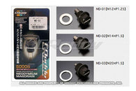 M12 x 1.25 Greddy Black Magnetic Oil Drain Plug RB / JZ - Boost Factory