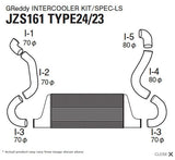 GReddy Toyota Aristo JZS161 Intercooler Kit Spec LS 12010464 - Boost Factory