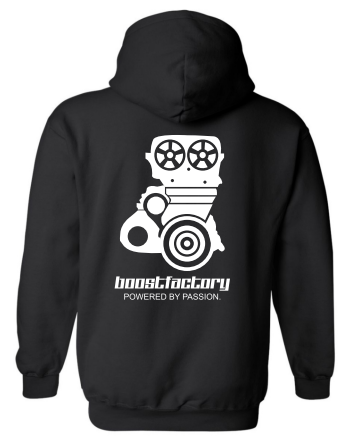 Boost Factory Pull Over Hoodie RB26-2JZ ''Powered By Passion'' - Boost Factory