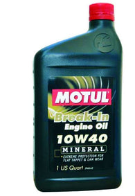 Motul Break-In Oil 10W40 1 Quart - 108080