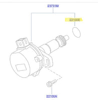 Genuine Nissan Cam Angle Sensor (CAS) O-Ring Seal - 22131-50F00